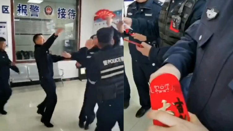 【所长发红包民警打开发现是值班表 网友笑呼:草率了】2月11日 房县公安局分享了一则派出所